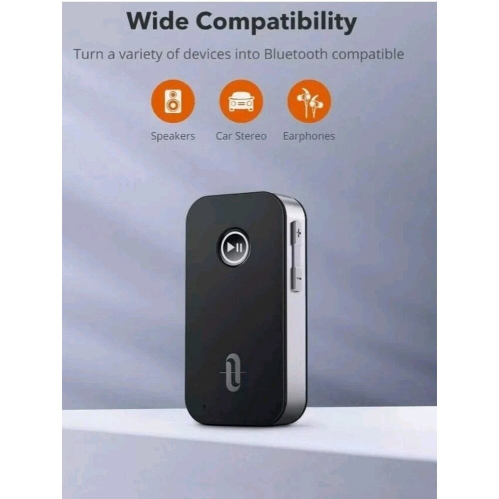 TaoTronics TT-BR05 Bluetooth Receiver/Car Kit Wireless Audio Adapter SB43